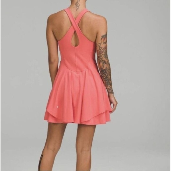 LULULEMON Dress Women's 6 Raspberry NWT Court Crush Hidden Pockets Tank Tennis - Picture 7 of 12